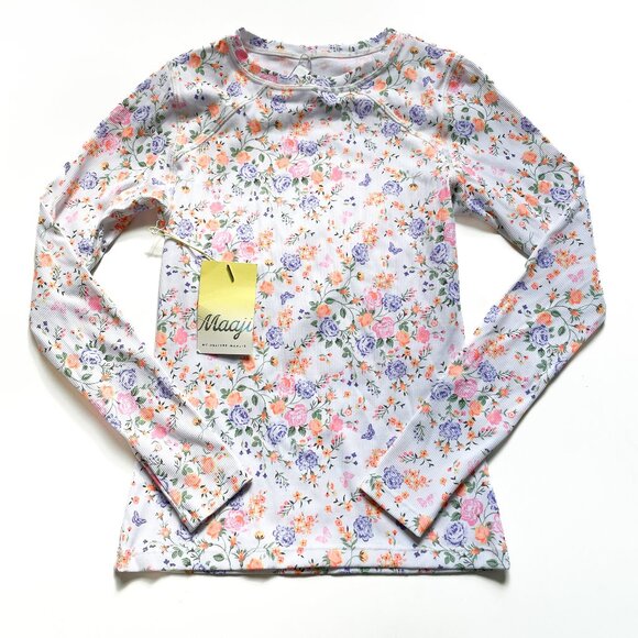 Maaji Long Sleeve Rash Guard Floral Size Medium NEW NWT - Picture 1 of 5